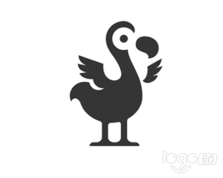 Dodo bird鳥logo設計欣賞
