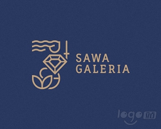 Sawa Gallery标志设计欣赏
