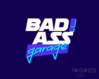 Badass Garage坏蛋车库logo设计欣赏
